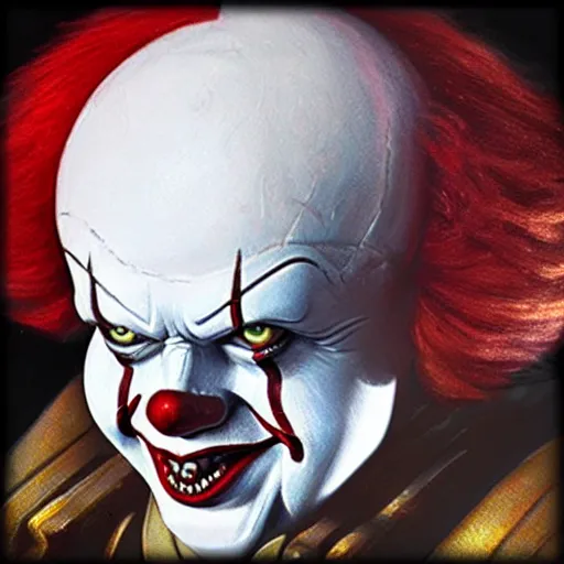 Prompt: warhammer 4 0 k pennywise, photorealistic