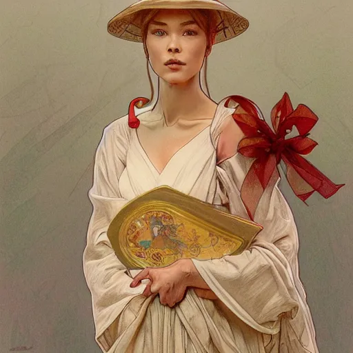 Image similar to beautiful lifelike award winning pencil illustration of merry christmas mr lawrence trending on art station artgerm greg rutkowski alphonse mucha museum quality cinematic atmospheric