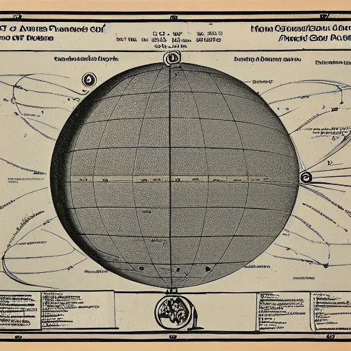 Image similar to blueprint of the planet venus with ancient civilization