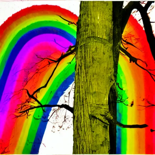 Image similar to rainbow in the dark