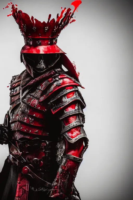 the-grim-hatter-wears-the-scarlet-armor-and-blood-stable-diffusion