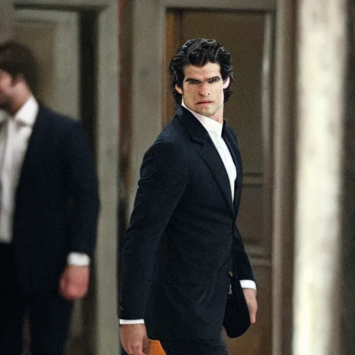 Image similar to Henry Caville lost in the backrooms