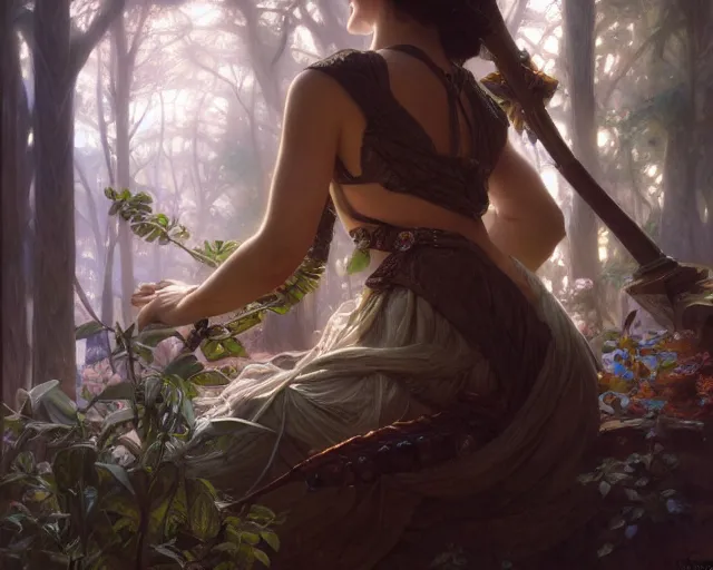 Image similar to photography of frederick judd waugh, deep focus, d & d, fantasy, intricate, elegant, highly detailed, digital painting, artstation, concept art, matte, sharp focus, illustration, hearthstone, art by artgerm and greg rutkowski and alphonse mucha