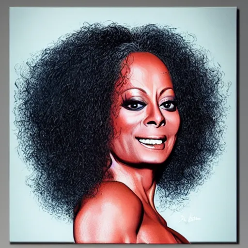 Image similar to Diana ross with the physique of a body builder, photorealistic, hyper realistic, ultra detailed, cinematic, dynamic lighting, refined, intricate, digital art, digital painting, masterpiece, 8k