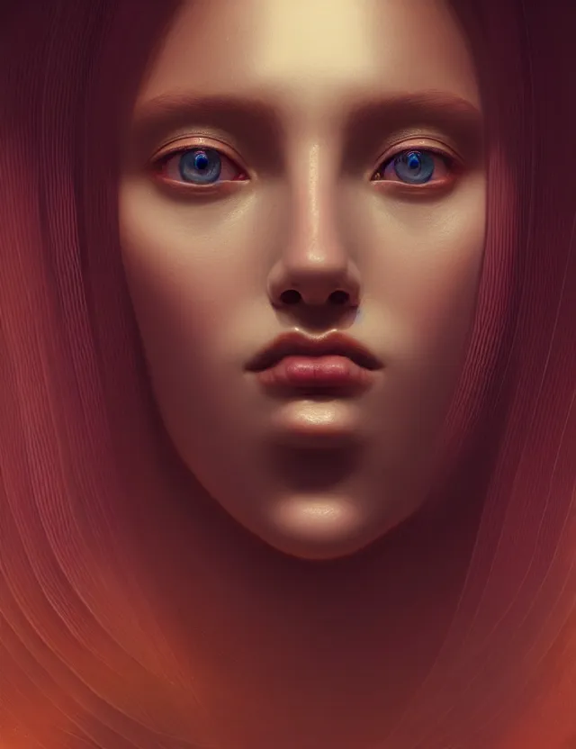 Prompt: symmetrical, centered composition. bokeh background. goddess close-up portrait in crown, by Tooth Wu and wlop and beeple and greg rutkowski