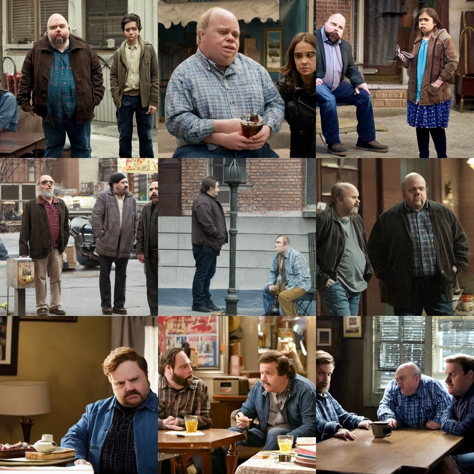 Prompt: a scene from louie ( tv show )