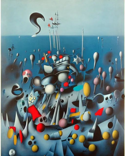 Image similar to Pirate invasion by Yves Tanguy