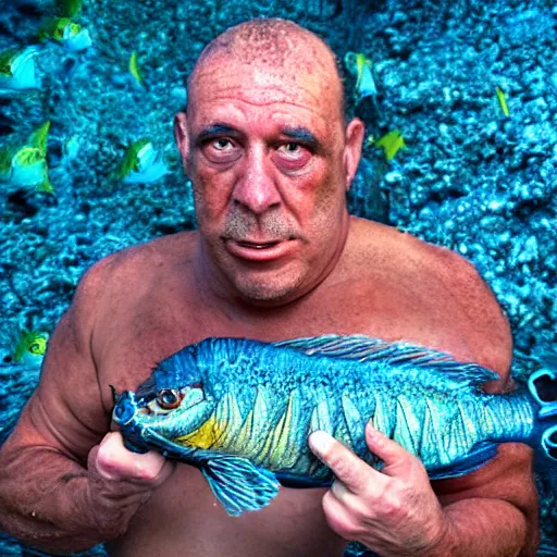 Image similar to fish man