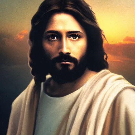 Prompt: award winning portrait photo of jesus, cinematic masterpiece