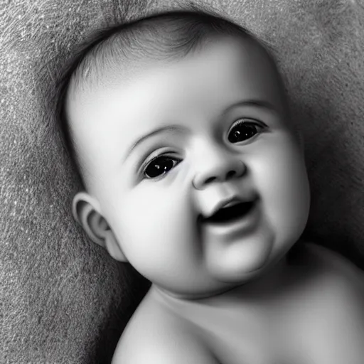 Prompt: cute baby, photorealism