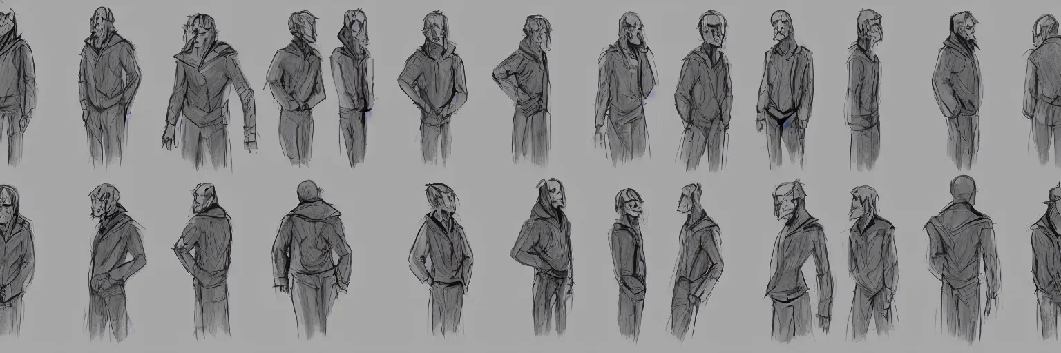 Prompt: male character study of male tori spelling, clear faces, screenwriter, introvert, outsider, geek, disturbed, emotional, character sheet, fine details, concept design, contrast, kim jung gi, pixar and da vinci, trending on artstation, 8 k, full body and head, turnaround, front view, back view, ultra wide angle