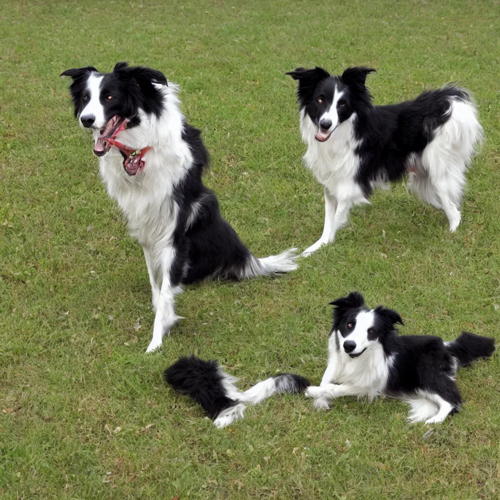 Image similar to where's waldo border collie