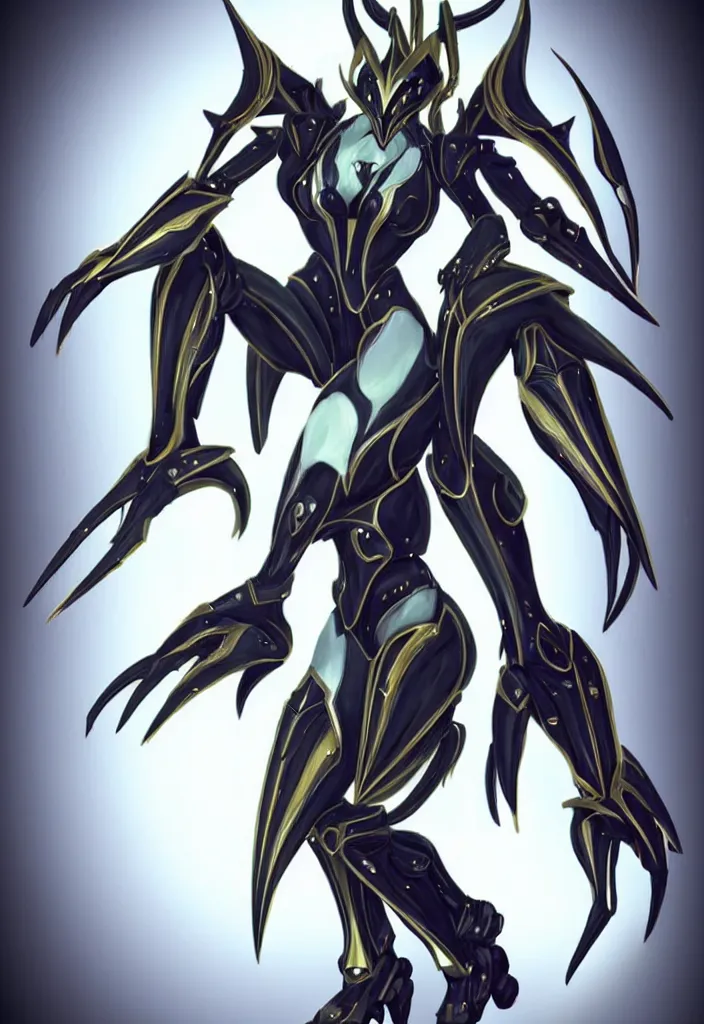 Image similar to exquisite full body shot of a beautiful stunning saryn prime warframe, that's a beautiful stunning anthropomorphic robot female dragon with metal cat ears, cute elegant pose, robot cat paws for feet, thick warframe legs, detailed arms, sharp claws, streamlined white armor, long elegant tail, two arms, two legs, long tail, detailed warframe fanart, destiny fanart, macro art, dragon art, furry art, realistic digital art, warframe art, Destiny art, furaffinity, DeviantArt, artstation, 3D realistic, 8k HD, octane render