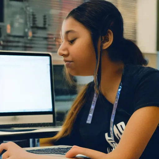 Image similar to digital photography of a student working hard in order to succeed