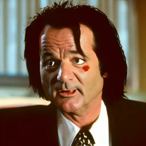 Image similar to bill murray plays vincent vega in pulp fiction