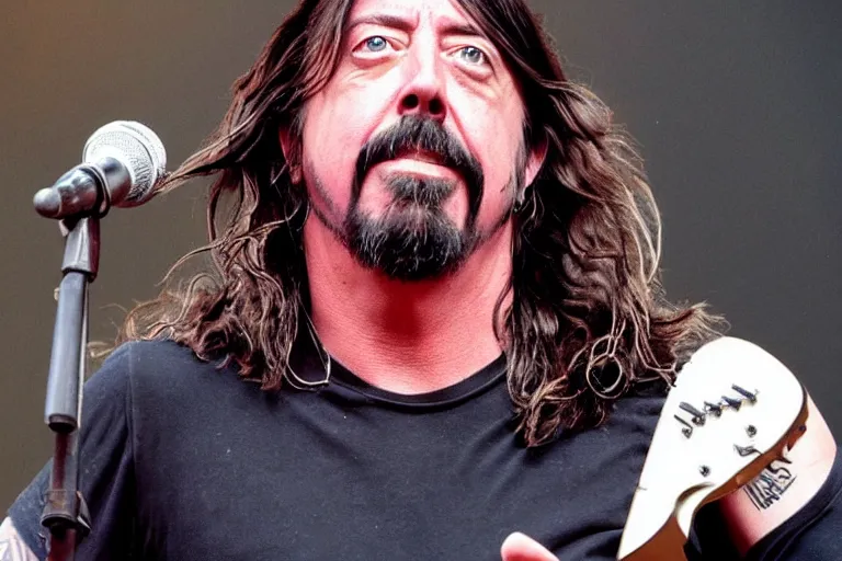 Image similar to Dave Grohl as Jesus