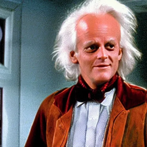 Image similar to doctor emmett brown