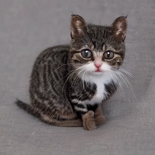 Prompt: the smallest cat in the world