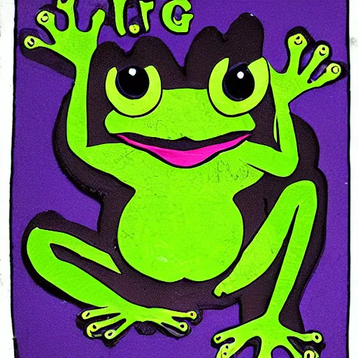 Prompt: frog wedding