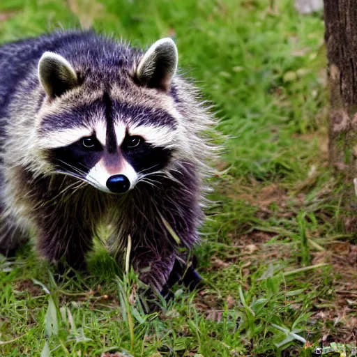 Image similar to a mech that looks like a raccoon