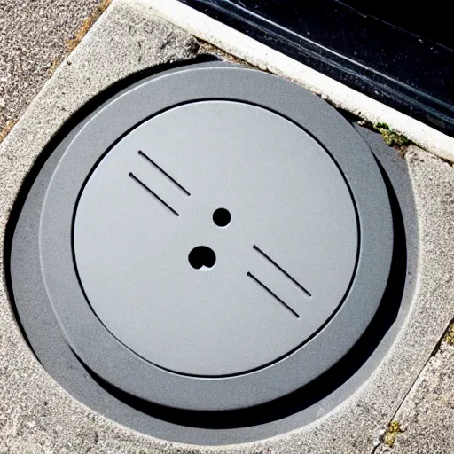 Image similar to jonathan ive dieter rams drain manhole cover