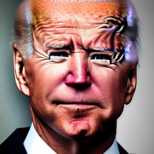 Image similar to joe biden with donald trumps hair, hair of donald trump