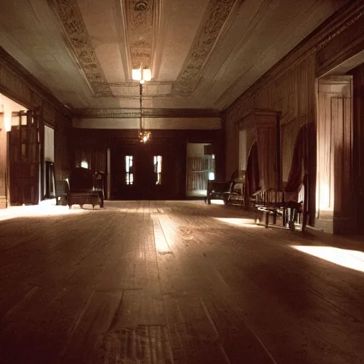 Image similar to long hall in mansion, resident evil, rosemary's baby