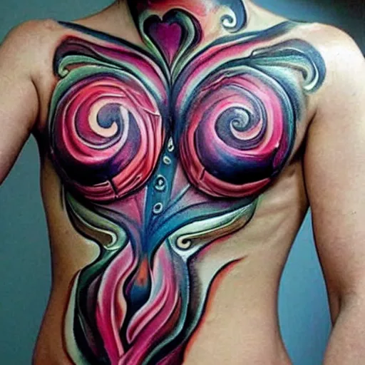 Prompt: body art