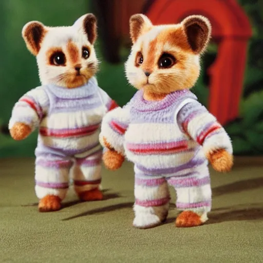 Image similar to the shining stanley kubrick calico critters