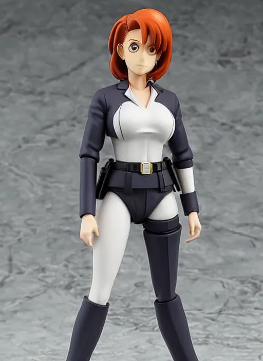 Image similar to an anime model kit of Dana Scully, anime PVC Figure, garage kit