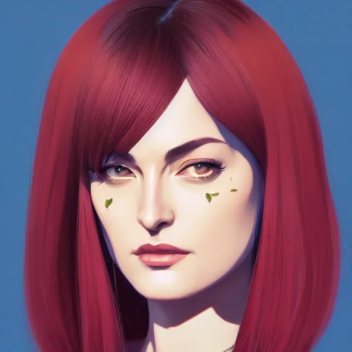 Image similar to a portrait of a beautiful madchen amick, art by ilya kuvshinov and wlop and and josan gonzalez, shikanosuke yagaki, mitsumayo, reivaille, digital art, highly detailed, intricate, sharp focus, trending on artstation hq, deviantart, pinterest, unreal engine 5, 4 k uhd image