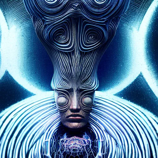 Image similar to cosmic ethereal glory woven through our ordinary lives hiding in the open and winking at us from the edge of sight | artists tokio aoyama and doctor seuss with hr giger and alex grey high contrast cinematic light, mystical shadows, sharp focus, divine realm of gods, octane render