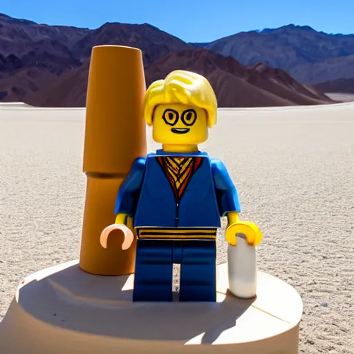 Prompt: harry potter lego, death valley national park