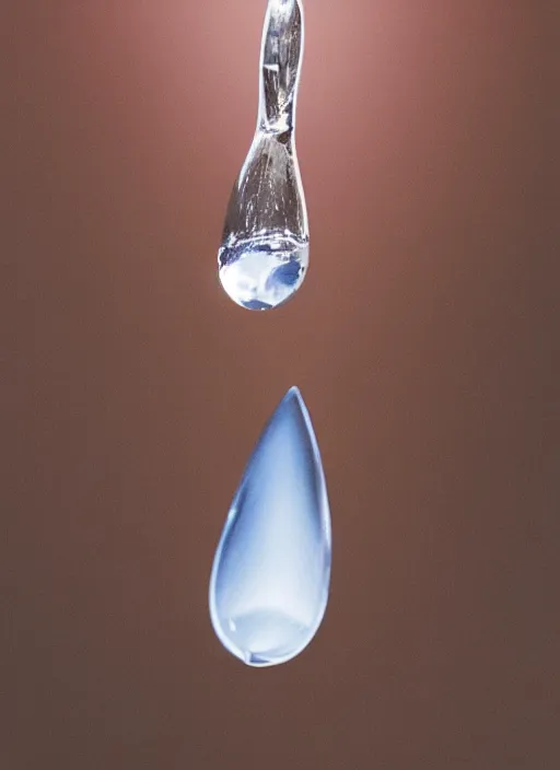 Image similar to portrait of a stunningly beautiful water drop, fjdjrjfjrjfj