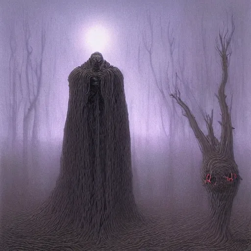 Image similar to instagram as a dark souls boss by zdzisław beksiński