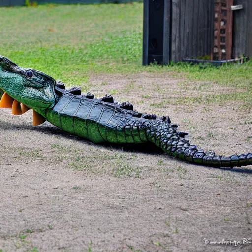 Image similar to alligator cannon