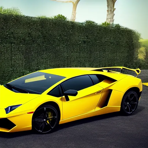 Prompt: Lamborghini, realistic, photo realistic