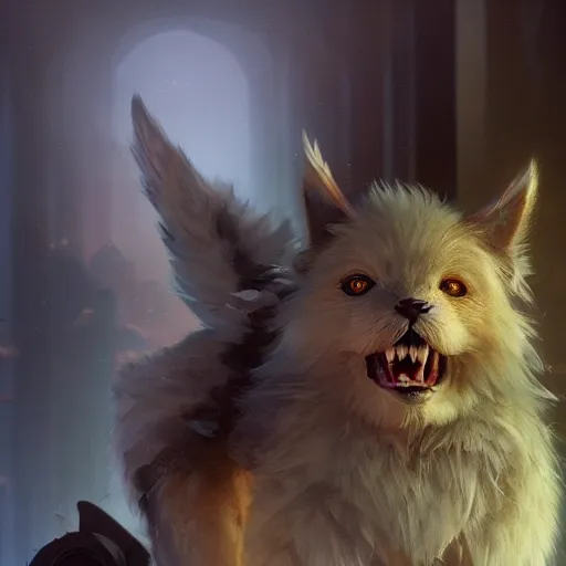 Prompt: The fluffiest little fuzzbutts in the world Bernie Sanders, fullbody, ultra high detailed, glowing lights, oil painting, Greg Rutkowski, Charlie Bowater, Beeple, unreal 5, DAZ, hyperrealistic, octane render, RPG portrait, dynamic lighting, fantasy art, beautiful face