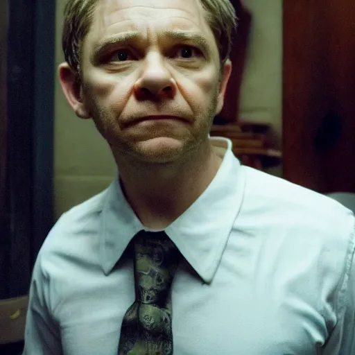 Prompt: martin freeman as terence mcdonagh in the bad lieutenant : port of call new orleans