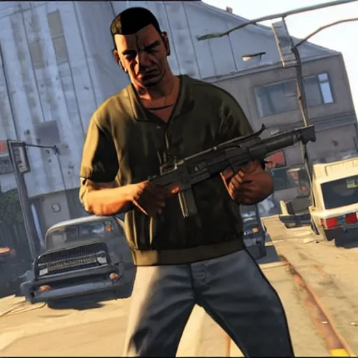 Image similar to the punisher in gta v