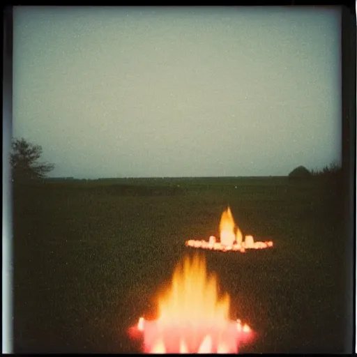 Prompt: a ritual for summoning aß ∂ ƒ ∑≈≈ c ∫∫˜, polaroid, by rinko kawauchi