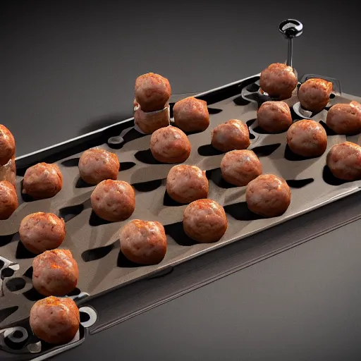 Image similar to meatball battleship, intricate details, dramatic lighting, rendered in 4 k