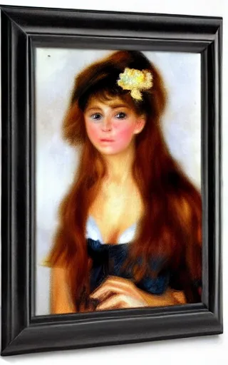 Image similar to portrait of abbey lee by auguste renoir