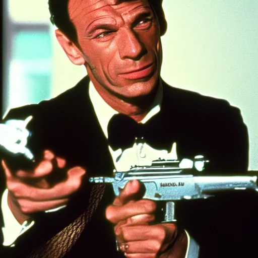 Image similar to ernest p. worrell as james bond, high detail, movie still, amazing, 8 k,