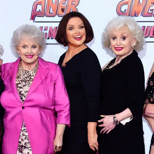 Image similar to the Golden Girls cast in Avengers Endgame (2019)