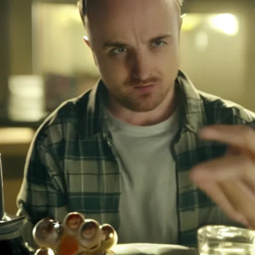 Image similar to jesse pinkman smoking