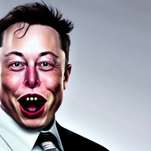 Prompt: extreme silly face championship elon musk angry face winning entry, face pulling world tournament 2 0 1 9. funny and grotesque face pulling competition. ridiculous caricature, competition highlights