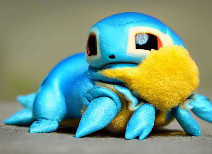Prompt: real life pokemon squirtle, adorable, fluffly, ultra realistic, golden hour, sharp focus