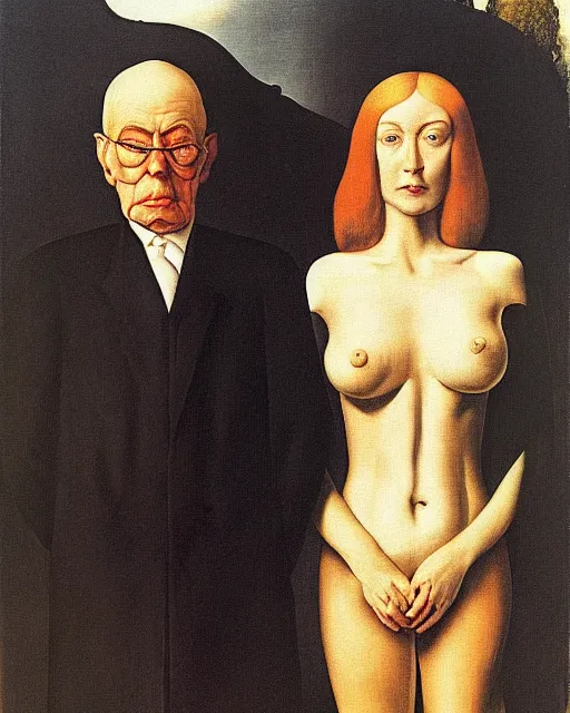 Image similar to master and margaret by carrington, bosch, dali, barlowe, magritte