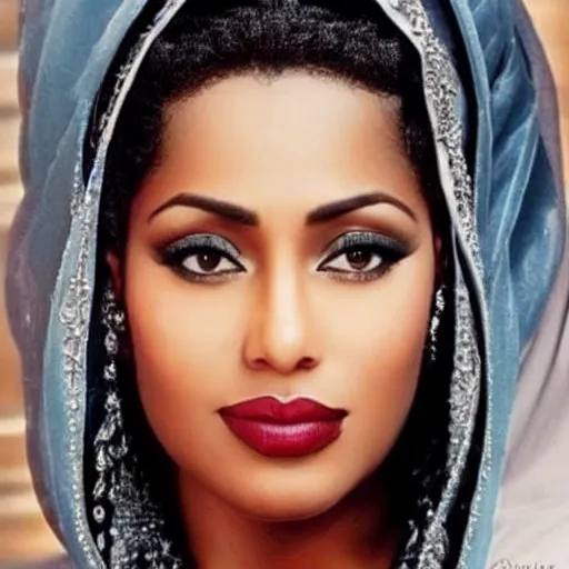 Image similar to samira said as beautifull queen